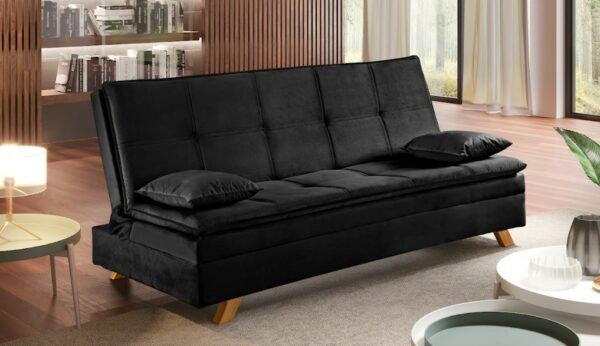 Sofá Cama Casal Premium Preto